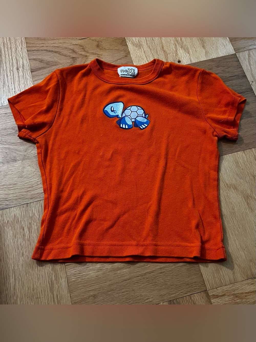 Vintage Y2K Next Generation Turtle Baby Doll Tee